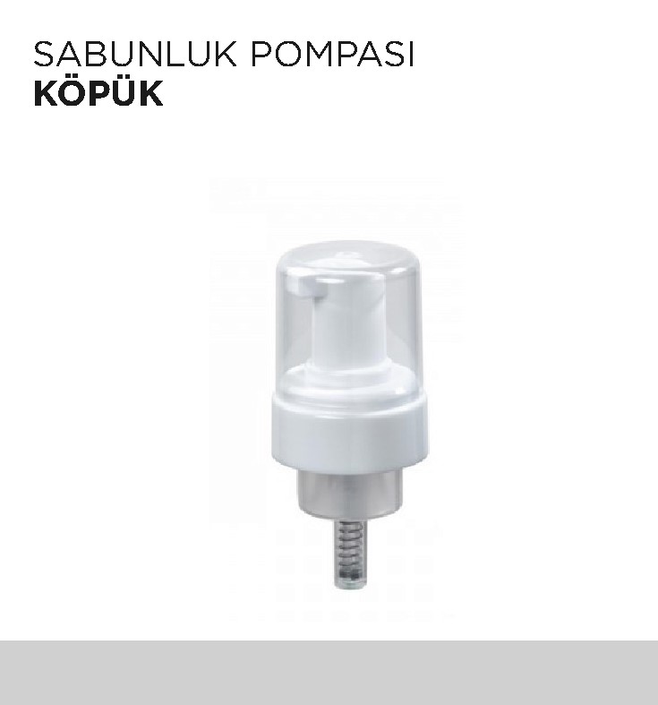 SABUNLUK POMPASI KÖPÜK