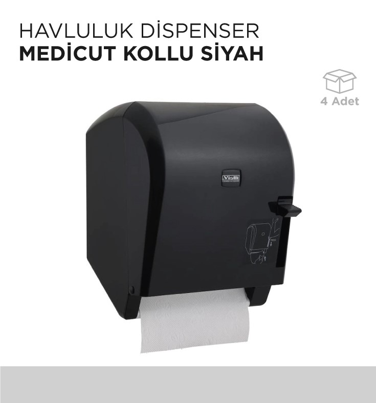 HAVLULUK DİSPENSER MEDİCUT KOLLU SİYAH