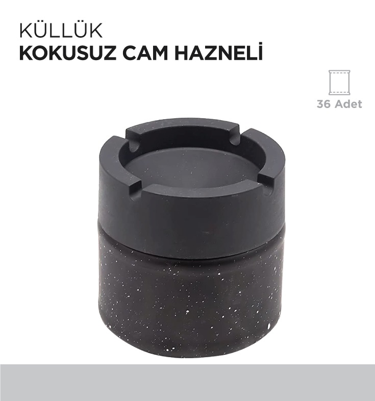 KÜLLÜK KOKUSUZ CAM HAZNELİ