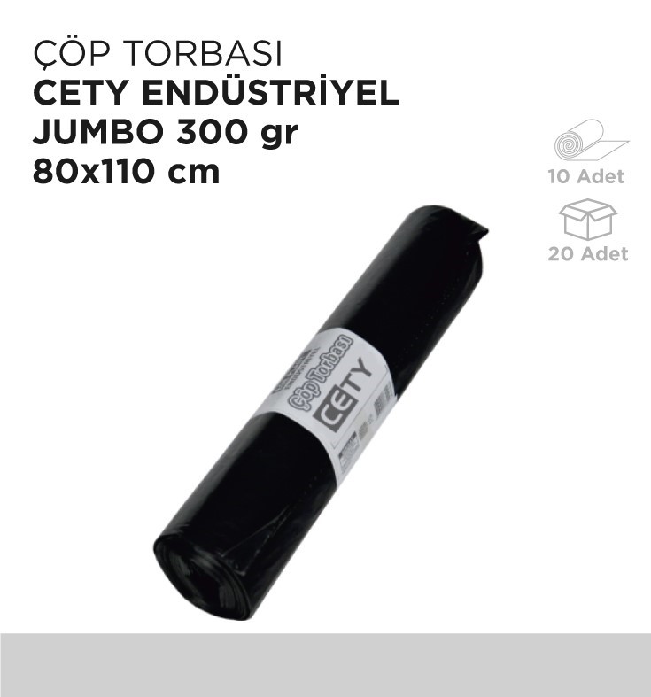 ÇÖP TORBASI CETY ENDÜSTRİYEL JUMBO 300GR 80x110CM