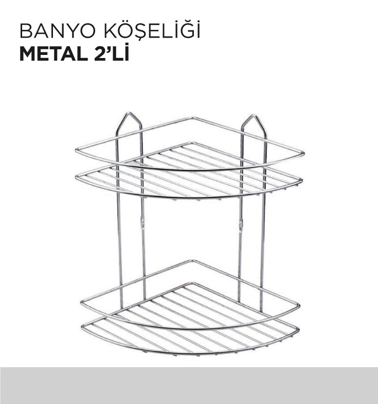 BANYO KÖŞELİĞİ METAL 2'Lİ