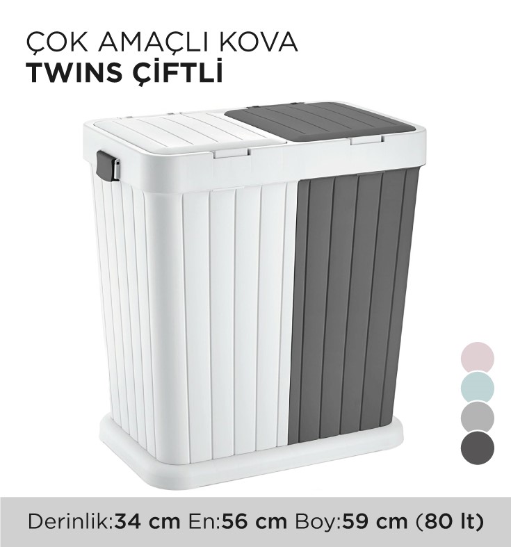 ÇOK AMAÇLI KOVA TWINS ÇİFTLİ