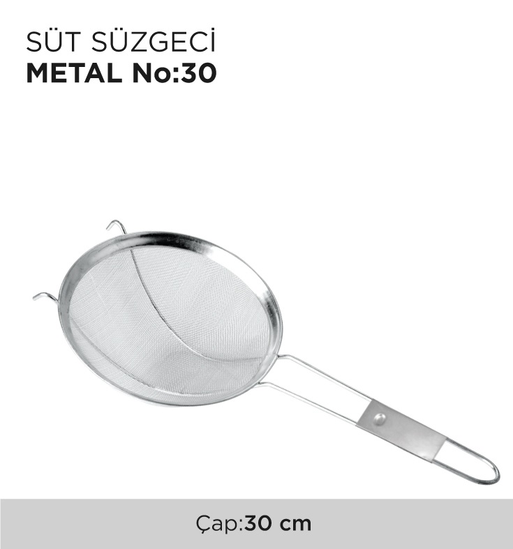 SÜT SÜZGECİ METAL NO 30