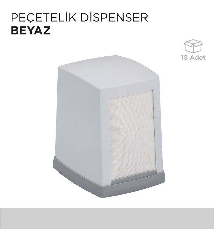 PEÇETELİK DİSPENSER BEYAZ