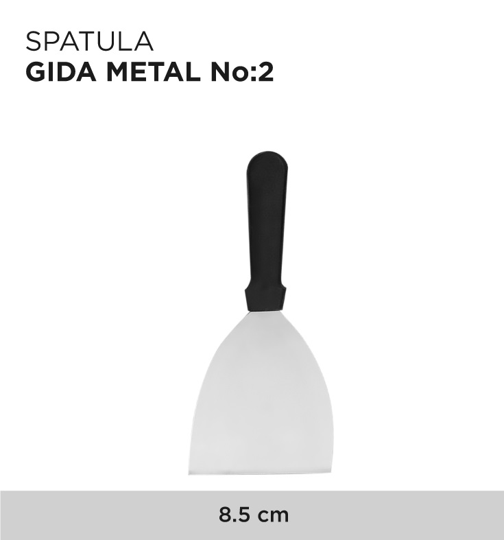 SPATULA GIDA METAL NO 2