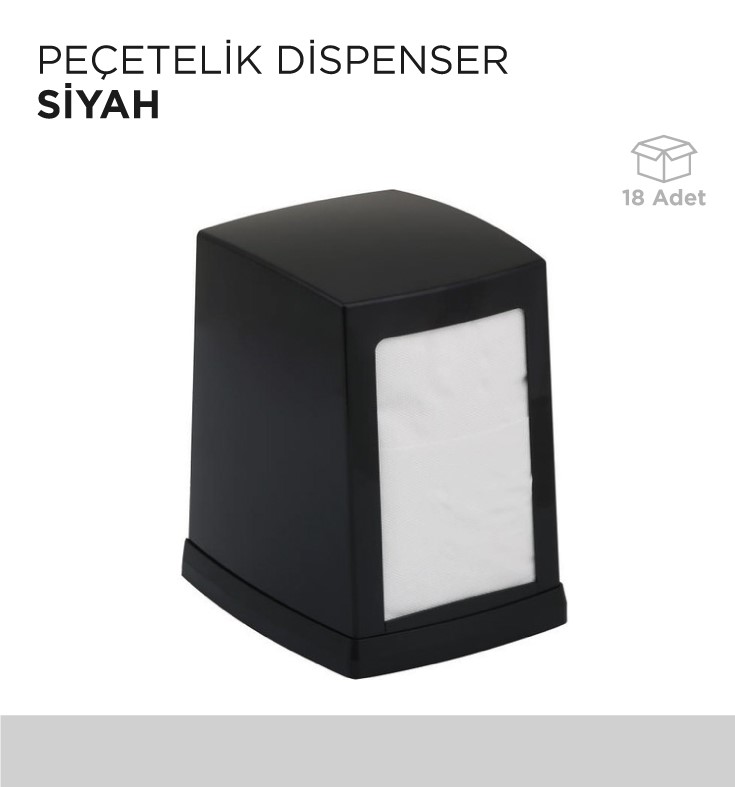 PEÇETELİK DİSPENSER SİYAH