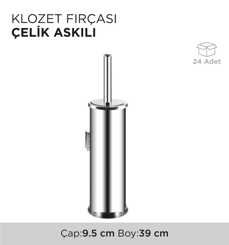 KLOZET FIRÇASI ÇELİK ASKILI