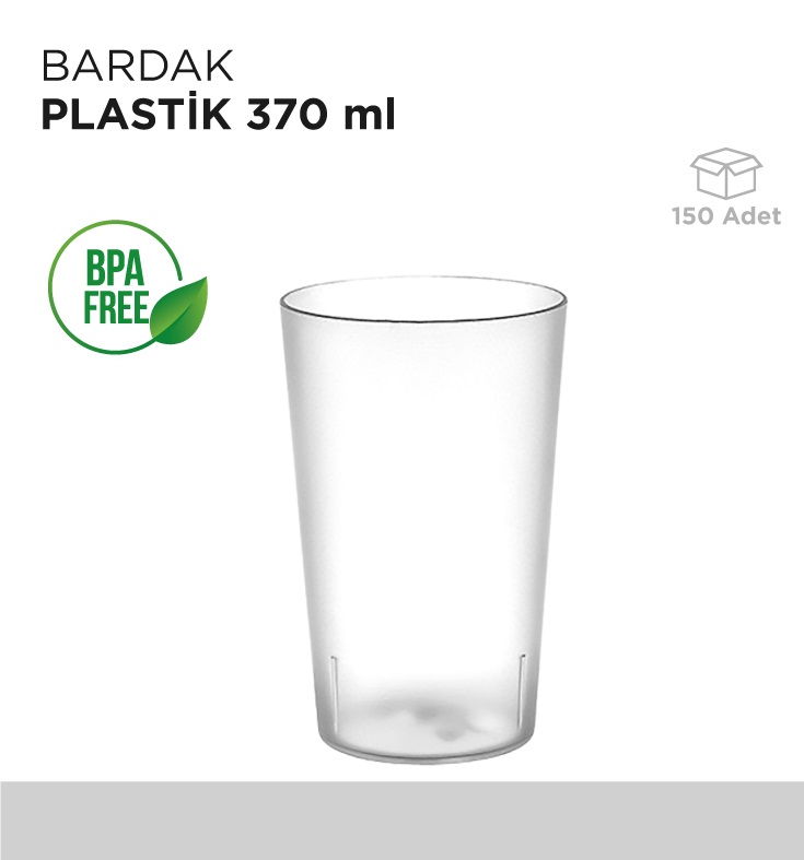 BARDAK PLASTİK 370ML