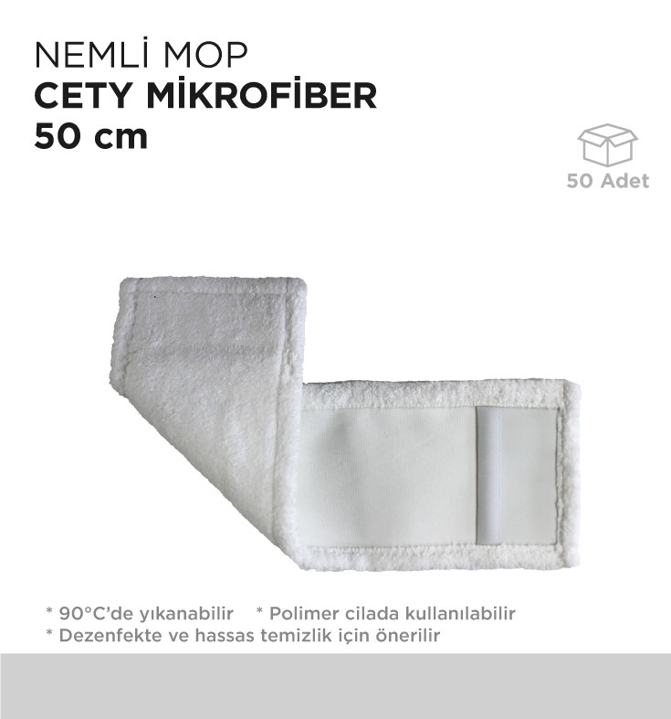 NEMLİ MOP CETY MİKROFİBER 50CM