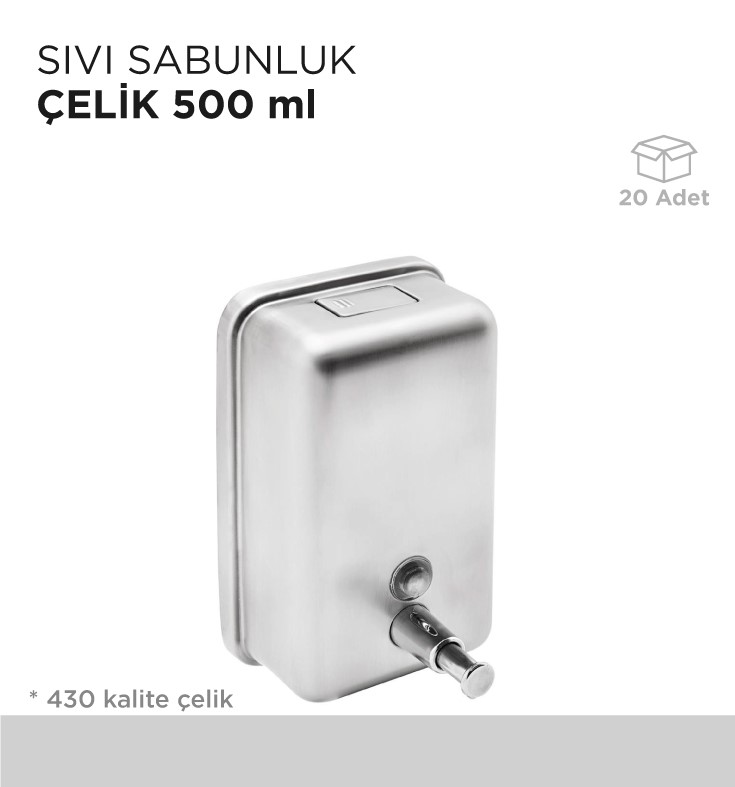 SIVI SABUNLUK ÇELİK 500ML