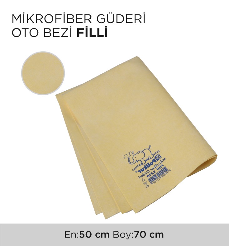 MİKROFİBER GÜDERİ OTO BEZİ FİLLİ