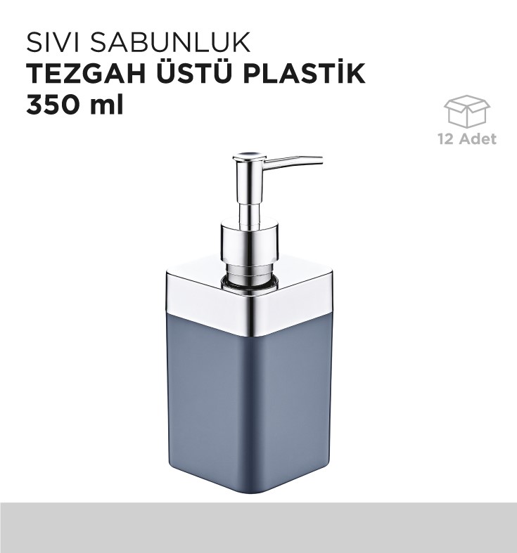 SIVI SABUNLUK TEZGAH ÜSTÜ PLASTİK 350ML