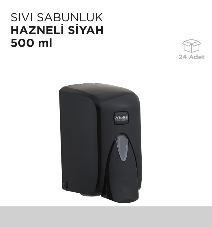 SIVI SABUNLUK HAZNELİ SİYAH 500ML