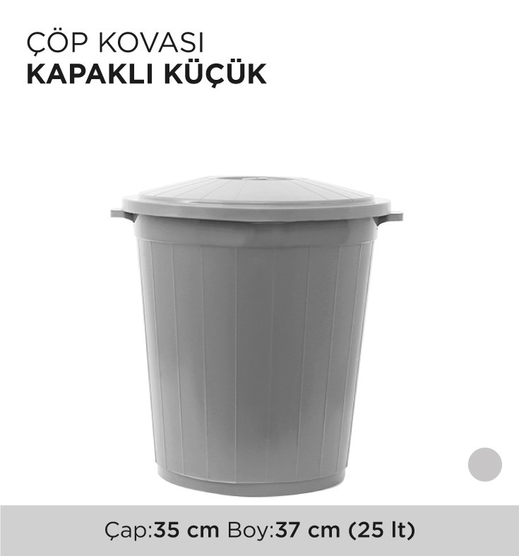 ÇÖP KOVASI KAPAKLI KÜÇÜK