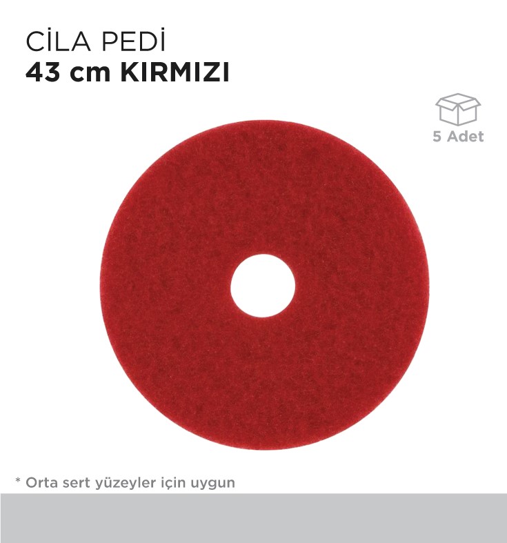 CİLA PEDİ 43CM KIRMIZI