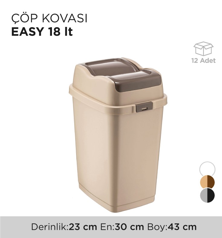 ÇÖP KOVASI EASY 18LT