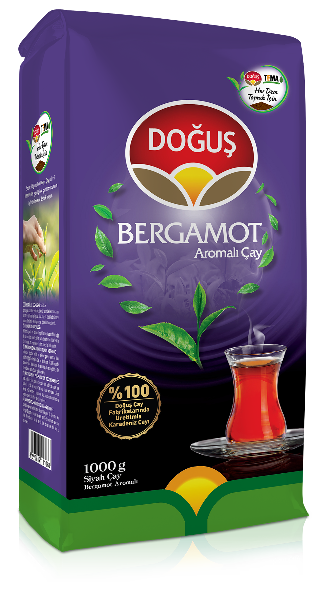 DOĞUŞ BERGAMOT AROMALI ÇAY 1000GR