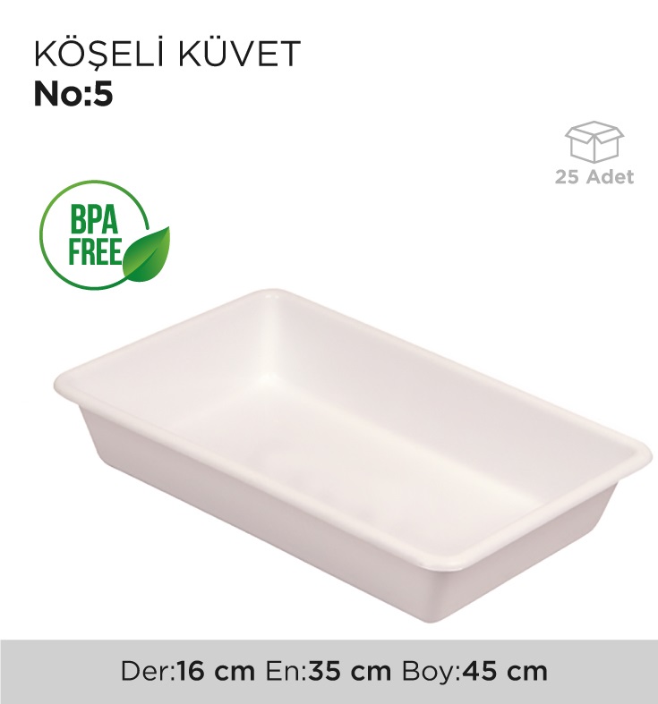 KÖŞELİ KÜVET NO 5