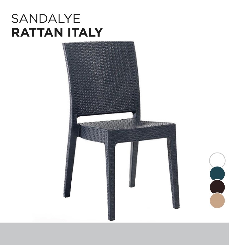 SANDALYE RATTAN ITALY