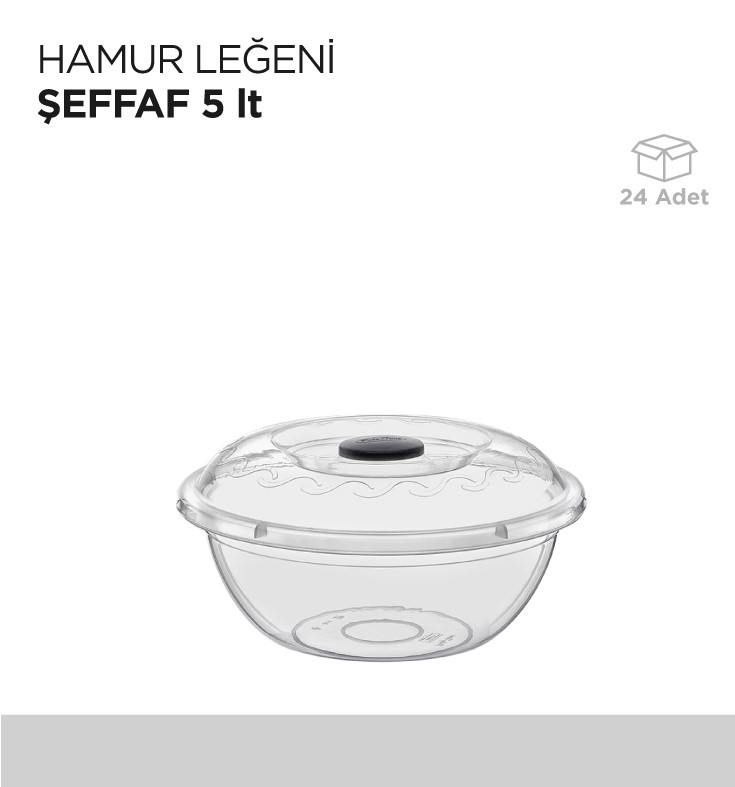 HAMUR LEĞENİ ŞEFFAF 5LT