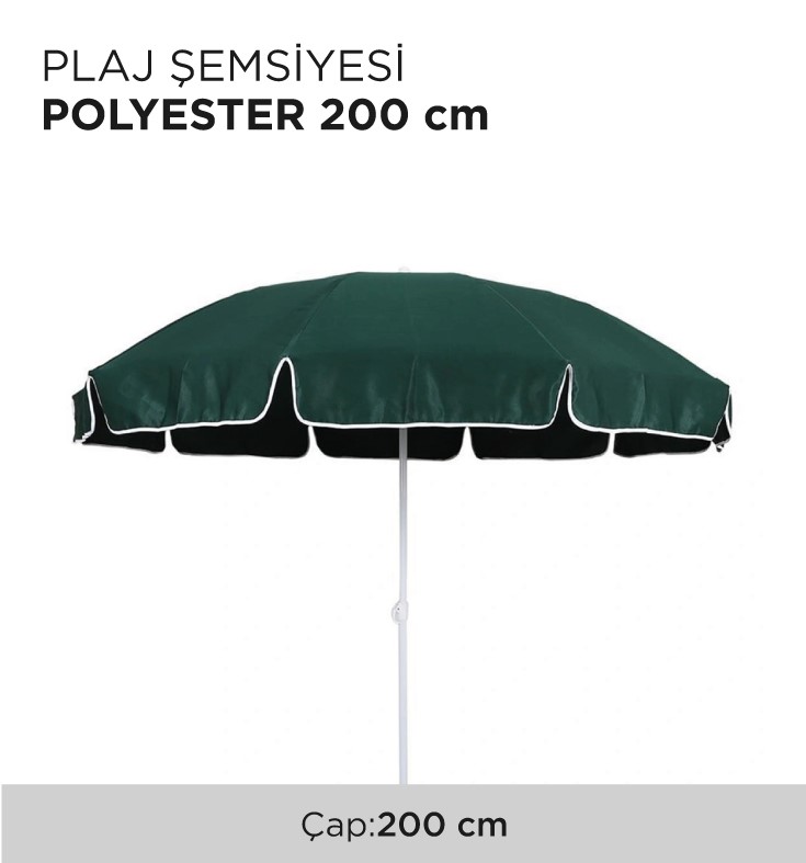 PLAJ ŞEMSİYESİ POLYESTER 200CM