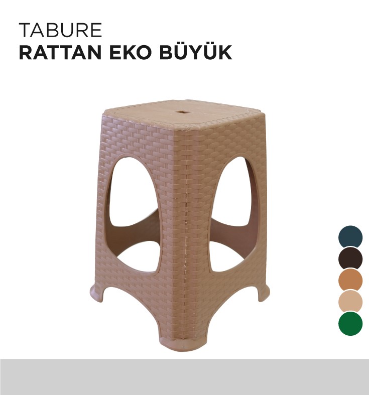 TABURE RATTAN EKO BÜYÜK