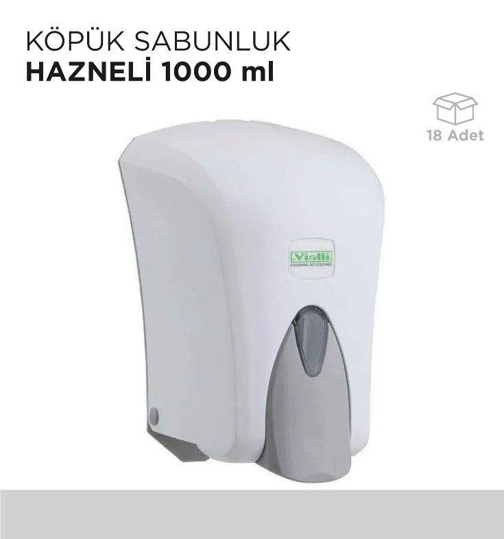 KÖPÜK SABUNLUK HAZNELİ 1000ML