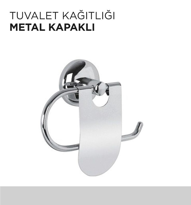 TUVALET KAĞITLIĞI METAL KAPAKLI