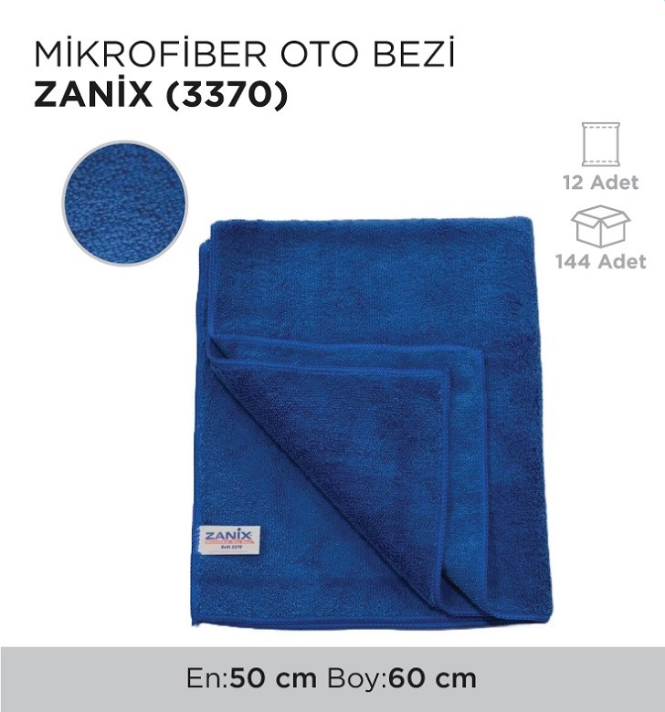 MİKROFİBER OTO BEZİ ZANİX (3370)