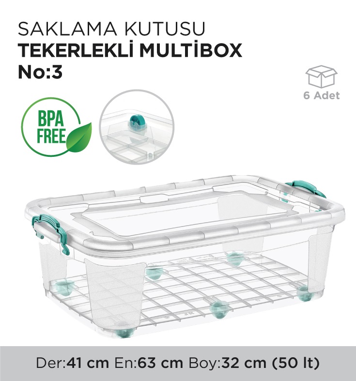 SAKLAMA KUTUSU TEKERLEKLİ MULTİBOX NO 3