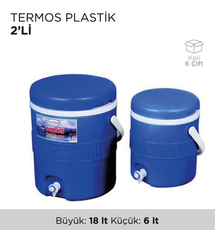 TERMOS PLASTİK 2'Lİ