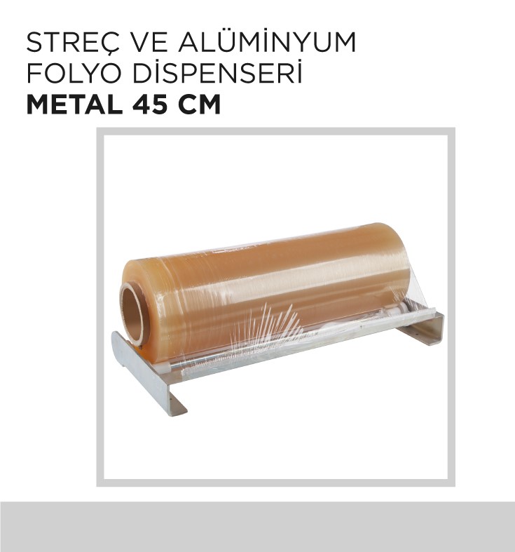 STREÇ VE ALÜMİNYUM FOLYO DİSPENSERİ METAL 45CM