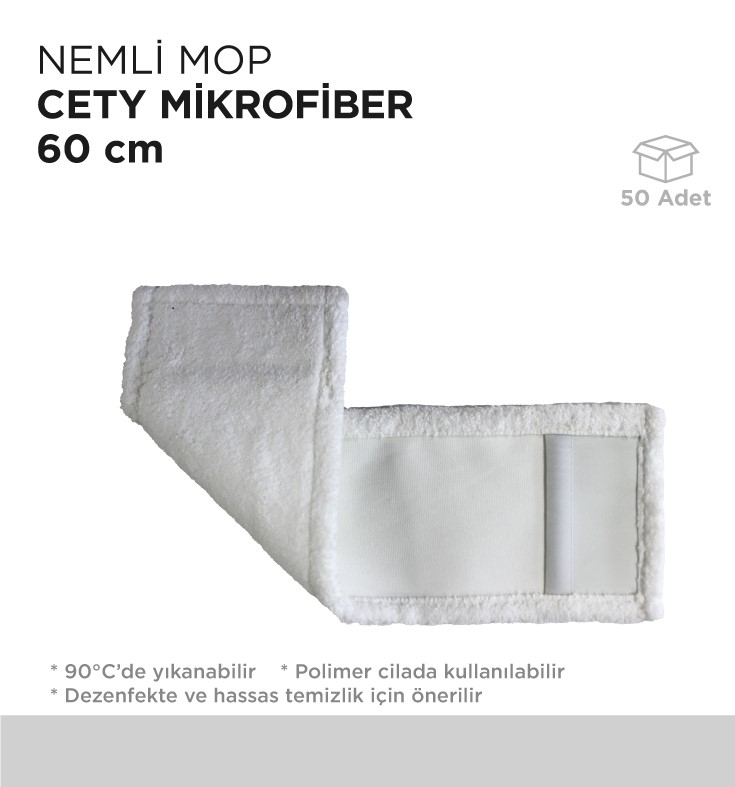 NEMLİ MOP CETY MİKROFİBER 60CM