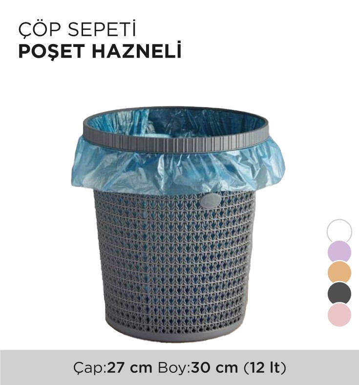 ÇÖP SEPETİ POŞET HAZNELİ