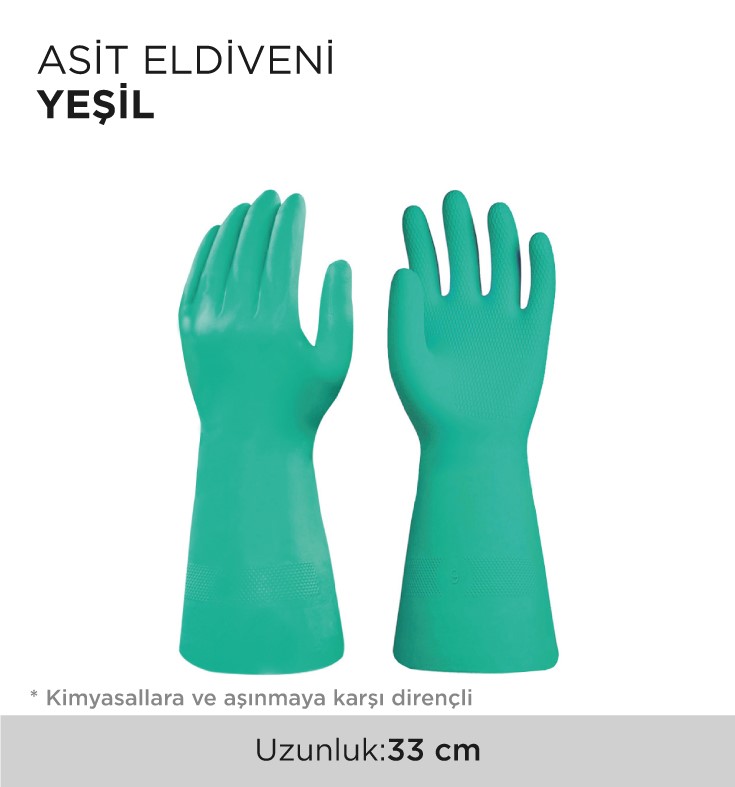 ASİT ELDİVENİ YEŞİL