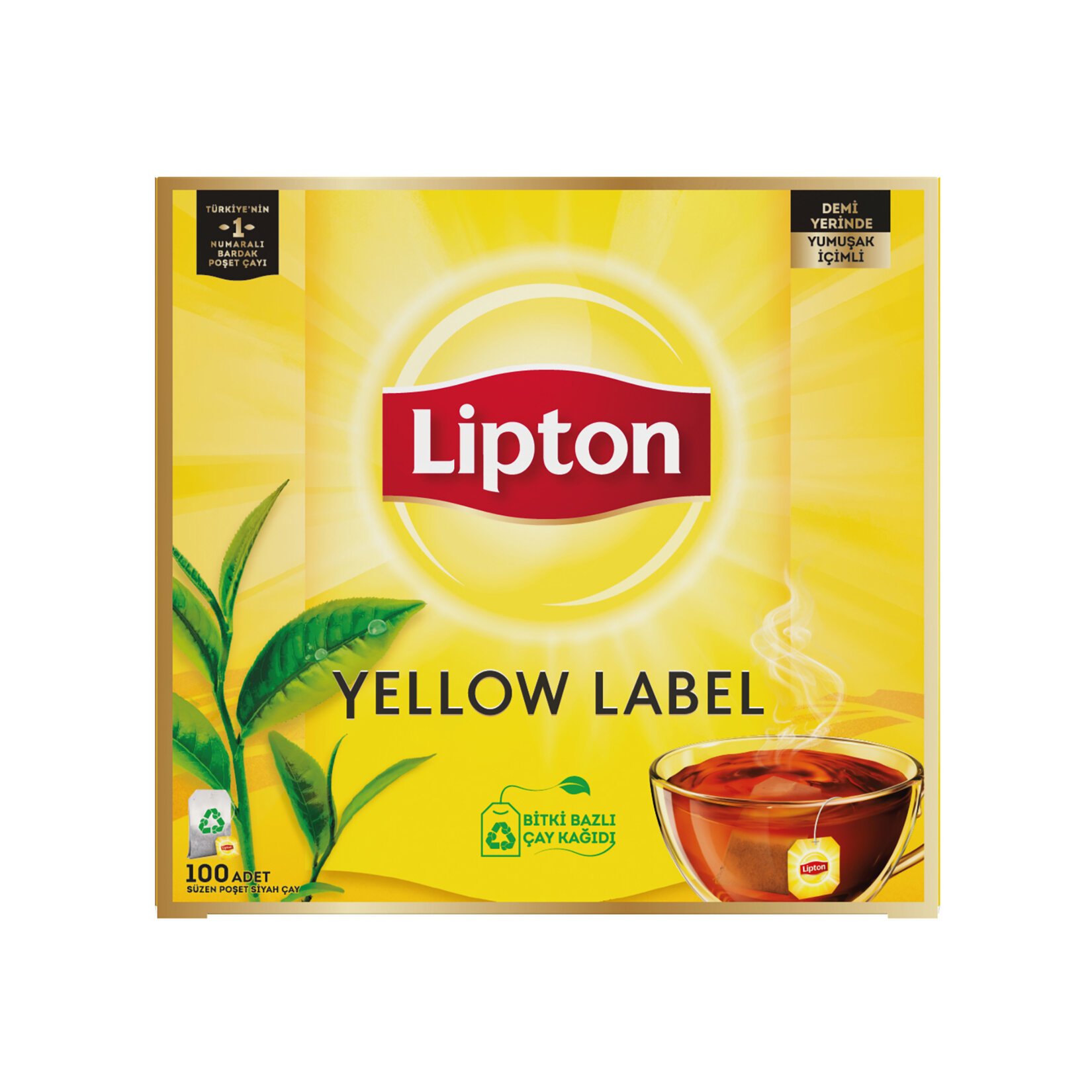 LİPTON BARDAK POŞET ÇAY YELLOW 1000GR