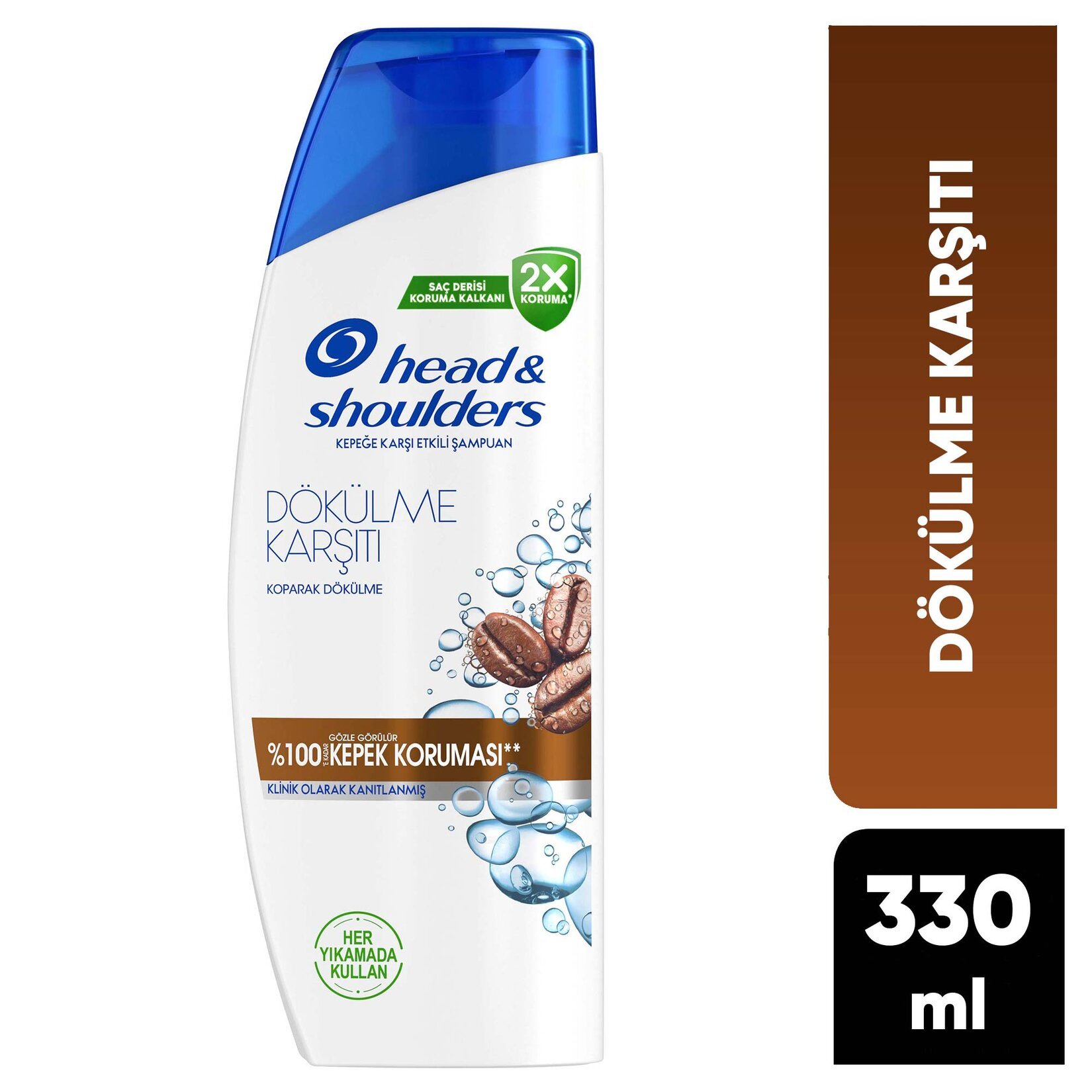 HEAD AND SHOULDERS ŞAMPUAN SAÇ DÖKÜLMESİNE KARŞI KAFEİN ETKİLİ 330ML