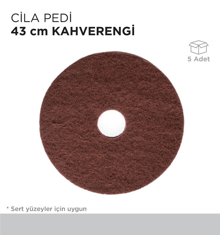 CİLA PEDİ 43CM KAHVERENGİ