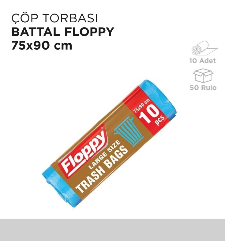 ÇÖP TORBASI BATTAL FLOPPY 75x90CM