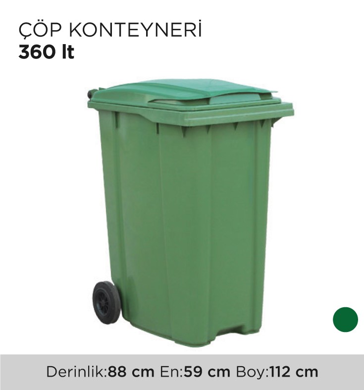 ÇÖP KONTEYNERİ 360LT