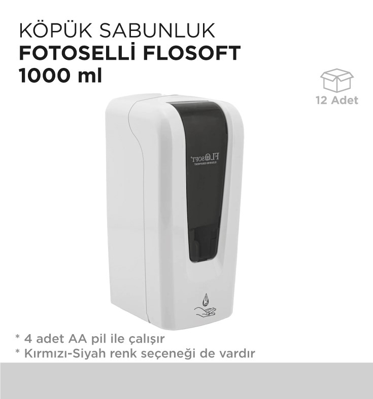 KÖPÜK SABUNLUK FOTOSELLİ FLOSOFT 1000ML