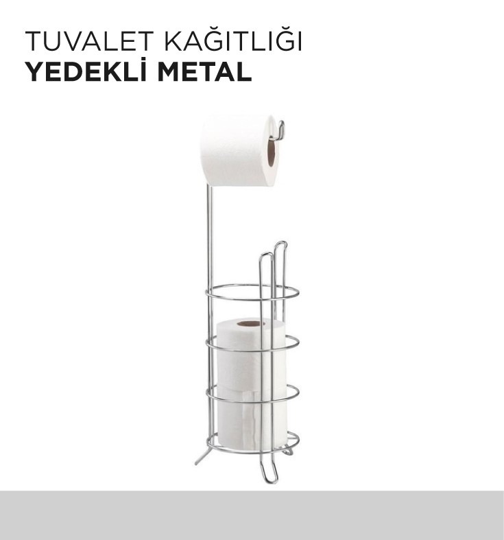 TUVALET KAĞITLIĞI YEDEKLİ METAL