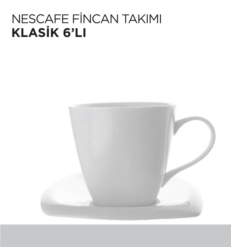 NESCAFE FİNCAN TAKIMI KLASİK 6'LI