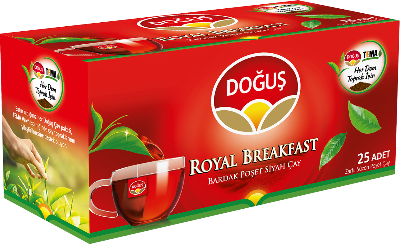 DOĞUŞ ROYAL BREAKFAST BARDAK POŞET ÇAY