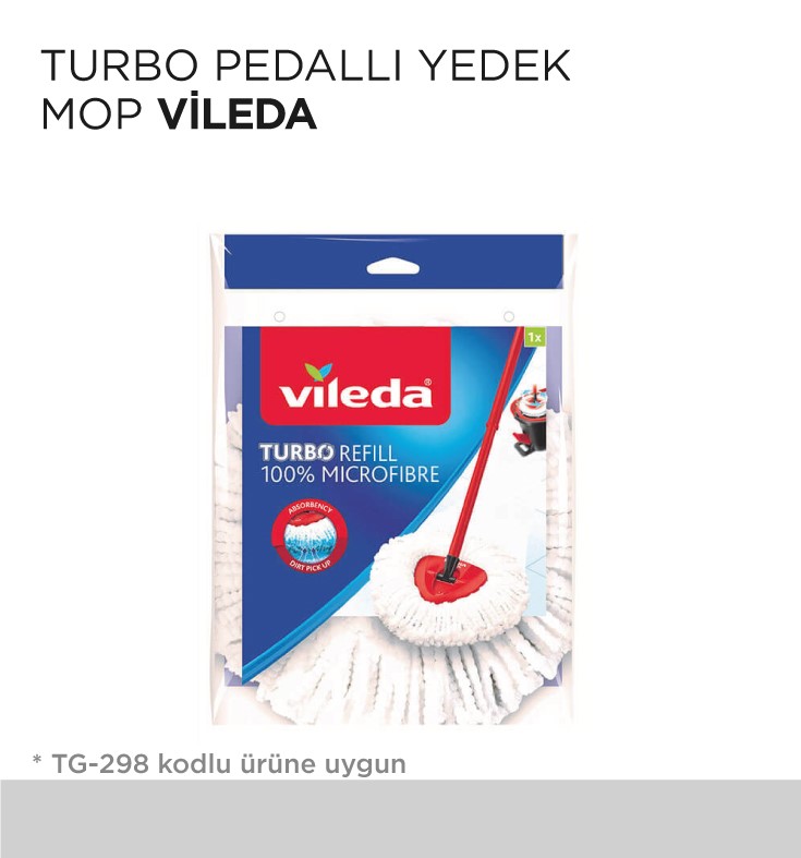 TURBO PEDALLI YEDEK MOP VİLEDA