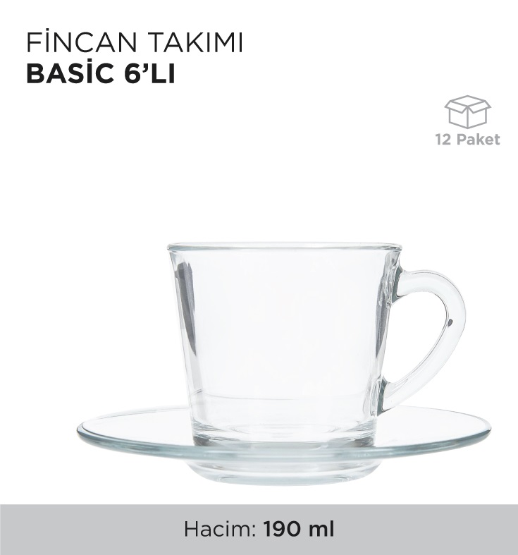 FİNCAN TAKIMI BASİC 6'LI