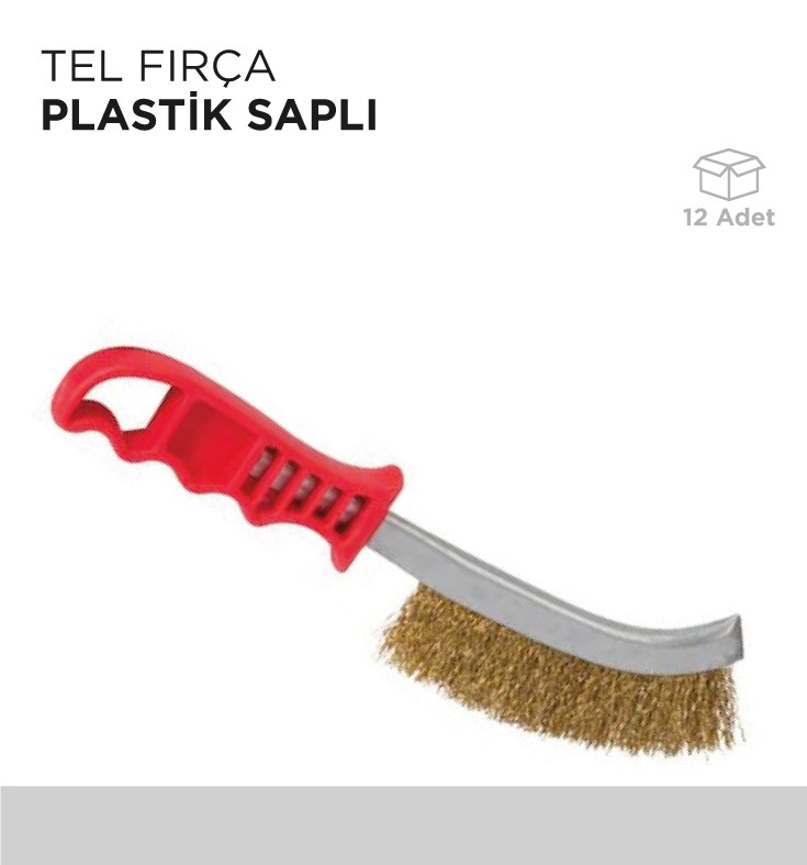 TEL FIRÇA PLASTİK SAPLI