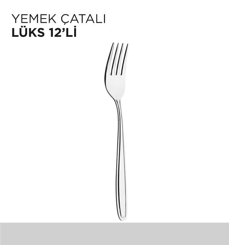 YEMEK ÇATALI LÜKS 12'Lİ