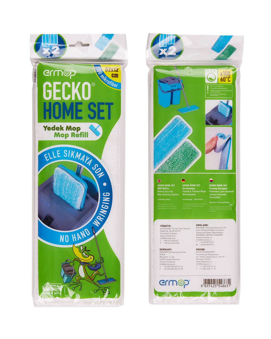 GECKO HOME SET YEDEK MOP