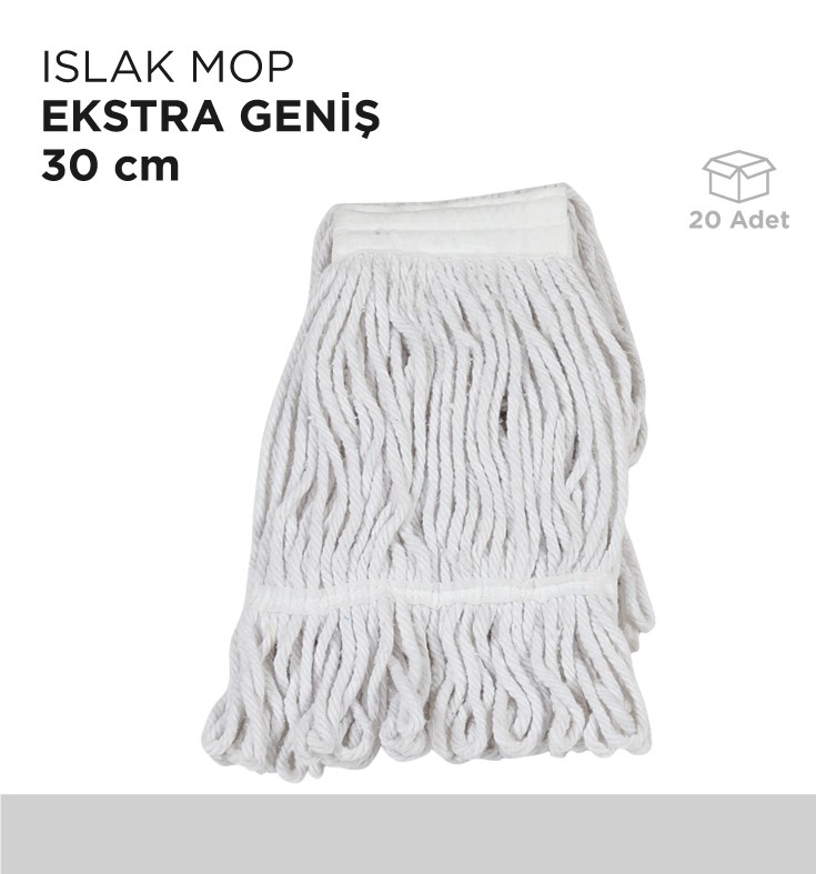 ISLAK MOP EKSTRA GENİŞ 30CM